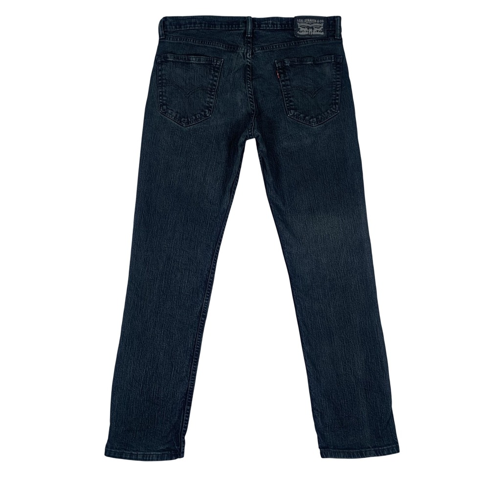 Levi's 511 Slim Fit Jeans Mens 34x30 Black Stretch Denim